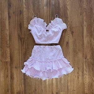 Hello Molly Lilac Ruffle Set US size XS